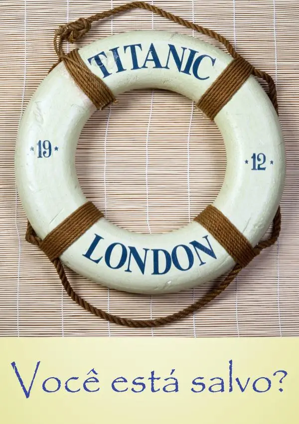 O Titanic - você está salvo- FOLHETOS - VERDADE DIVINA